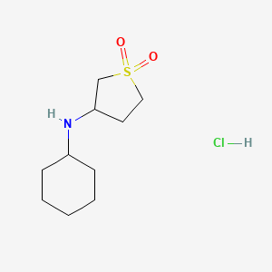 N-cyclohexyl-N-(1,1-dioxidotetrahydrothien-3-yl)amine hydrochloride
