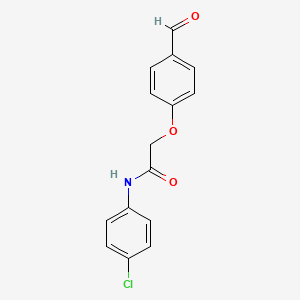 N-(4-chlorophenyl)-2-(4-formylphenoxy)acetamide