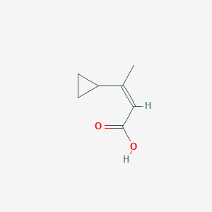 (Z)-3-Cyclopropylbut-2-enoic acid