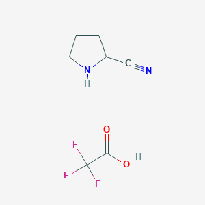 Pyrrolidine-2-carbonitrile 2,2,2-trifluoroacetate