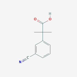 2-(3-Cyanophenyl)-2-methylpropanoic acid