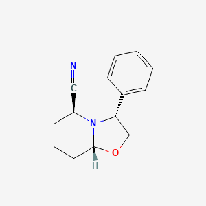(-)-2-Cyano-6-phenyloxazolopiperidine