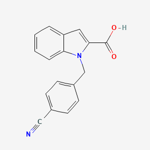 1-(4-Cyanobenzyl)-1H-indole-2-carboxylic acid