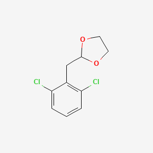 molecular formula C10H10Cl2O2 B3025050 1,3-二氯-2-(1,3-二氧戊环-2-基甲基)苯 CAS No. 898759-17-6