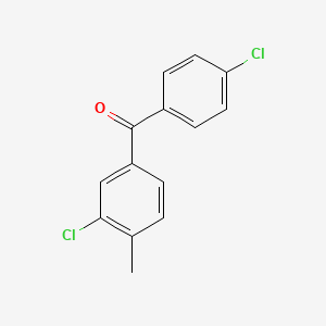 molecular formula C14H10Cl2O B3025058 3,4'-Dichloro-4-methylbenzophenone CAS No. 951890-86-1