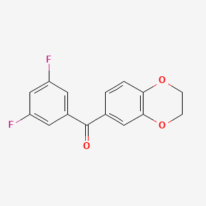 3,5-Difluoro-3',4'-(ethylenedioxy)benzophenone