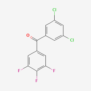 3,5-Dichloro-3',4',5'-trifluorobenzophenone