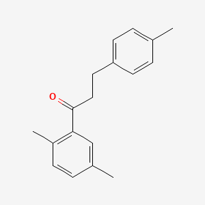 2',5'-Dimethyl-3-(4-methylphenyl)propiophenone