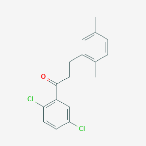 B3025116 2',5'-Dichloro-3-(2,5-dimethylphenyl)propiophenone CAS No. 898754-00-2