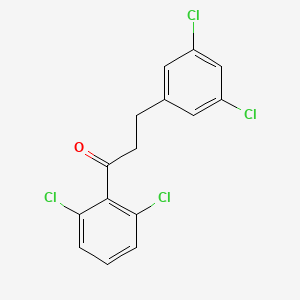 3-(3,5-Dichlorophenyl)-2',6'-dichloropropiophenone