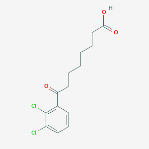 molecular formula C14H16Cl2O3 B3025151 8-(2,3-Dichlorophenyl)-8-oxooctanoic acid CAS No. 898791-19-0