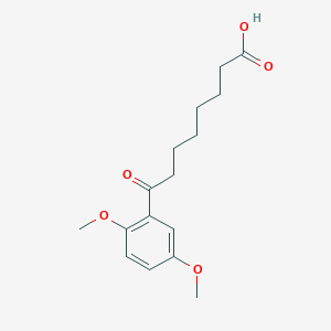 8-(2,5-Dimethoxyphenyl)-8-oxooctanoic acid