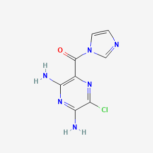 (3,5-diamino-6-chloropyrazin-2-yl)(1H-imidazol-1-yl)methanone