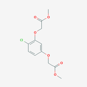 Dimethyl 2,2'-[(4-chloro-1,3-phenylene)bis(oxy)]diacetate