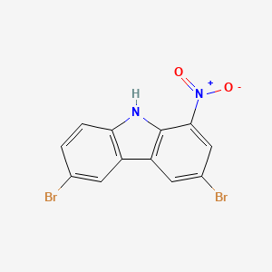 3,6-Dibromo-1-nitro-9H-carbazole