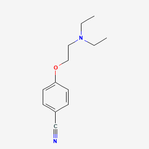 molecular formula C13H18N2O B3025211 4-[2-(Diethylamino)ethoxy]benzonitrile CAS No. 49773-11-7