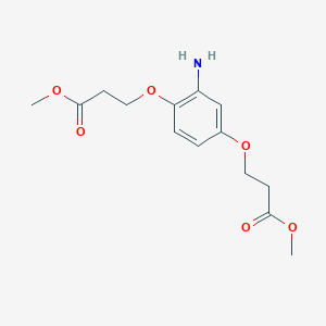 Dimethyl 3,3'-[(2-amino-1,4-phenylene)bis(oxy)]dipropanoate