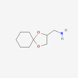 molecular formula C9H17NO2 B3025216 1,4-dioxaspiro[4.5]decan-2-ylmethanamine CAS No. 45982-66-9