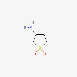 molecular formula C4H9NO2S B3025220 1,1-dioxidotetrahydrothien-3-ylamine CAS No. 6338-70-1