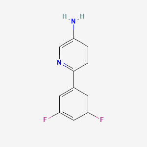 molecular formula C11H8F2N2 B3025225 6-(3,5-Difluorophenyl)pyridin-3-amine CAS No. 438585-63-8