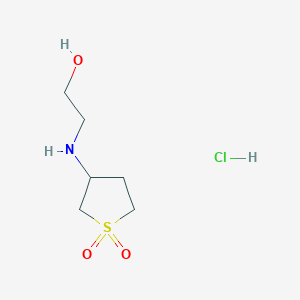 2-[(1,1-Dioxidotetrahydro-3-thienyl)amino]ethanol hydrochloride