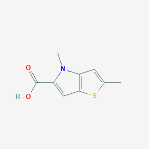 2,4-dimethyl-4H-thieno[3,2-b]pyrrole-5-carboxylic acid