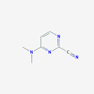 molecular formula C7H8N4 B3025250 4-(Dimethylamino)pyrimidine-2-carbonitrile CAS No. 500160-46-3