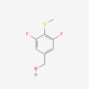 molecular formula C8H8F2OS B3025252 (3,5-Difluoro-4-(methylthio)phenyl)methanol CAS No. 473299-50-2