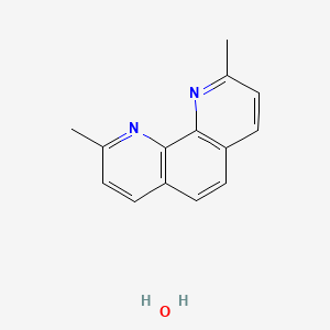 molecular formula C14H14N2O B3025274 2,9-Dimethyl-1,10-phenanthroline hydrate CAS No. 654054-57-6
