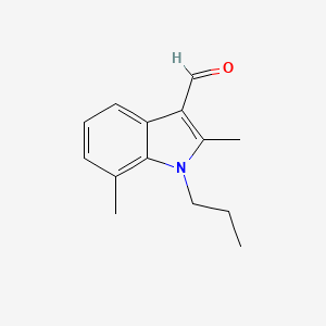 2,7-dimethyl-1-propyl-1H-indole-3-carbaldehyde