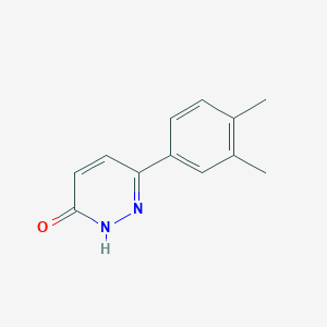 molecular formula C12H12N2O B3025306 6-(3,4-dimethylphenyl)pyridazin-3(2H)-one CAS No. 4826-91-9