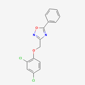 3-[(2,4-Dichlorophenoxy)methyl]-5-phenyl-1,2,4-oxadiazole