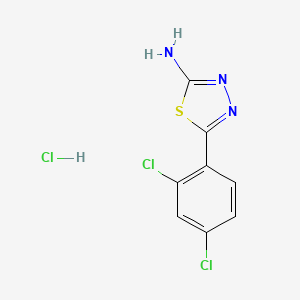 5-(2,4-Dichlorophenyl)-1,3,4-thiadiazol-2-ylamine hydrochloride