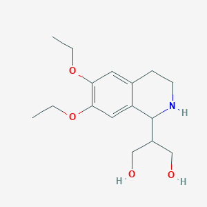 2-(6,7-Diethoxy-1,2,3,4-tetrahydro-isoquinolin-1-yl)-propane-1,3-diol