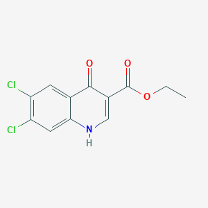 ethyl 6,7-dichloro-4-oxo-1H-quinoline-3-carboxylate