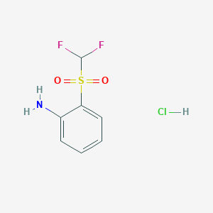 2-[(Difluoromethyl)sulfonyl]aniline hydrochloride