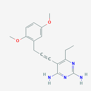 5-[3-(2,5-Dimethoxyphenyl)prop-1-Yn-1-Yl]-6-Ethylpyrimidine-2,4-Diamine