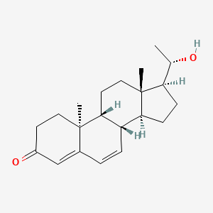 Pregna-4,6-dien-3-one, 20-hydroxy-, (9beta,10alpha,20S)-