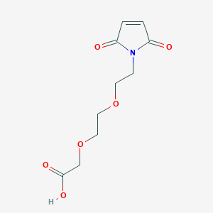 {2-[2-(2,5-dioxo-2,5-dihydro-1H-pyrrol-1-yl)ethoxy]ethoxy}acetic acid