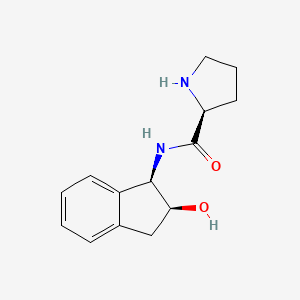 (S)-N-((1R,2S)-2-Hydroxy-2,3-dihydro-1H-inden-1-yl)pyrrolidine-2-carboxamide