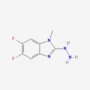(5,6-Difluoro-1-methylbenzimidazol-2-yl)hydrazine