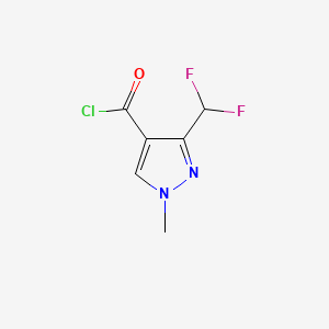 3-(difluoromethyl)-1-methyl-1H-pyrazole-4-carbonyl chloride