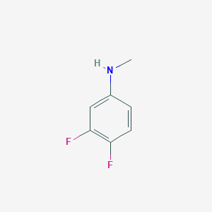molecular formula C7H7F2N B3025449 3,4-difluoro-N-methylaniline CAS No. 138563-54-9