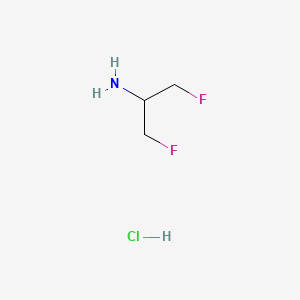 molecular formula C3H8ClF2N B3025455 1,3-Difluoropropan-2-amine Hydrochloride CAS No. 760-25-8