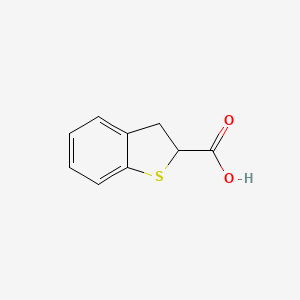 molecular formula C9H8O2S B3025463 2,3-Dihydro-1-benzothiophene-2-carboxylic acid CAS No. 27916-82-1