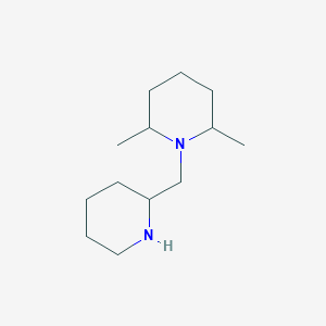 molecular formula C13H26N2 B3025467 2,6-Dimethyl-1-(piperidin-2-ylmethyl)piperidine CAS No. 1005116-45-9