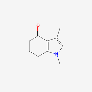 molecular formula C10H13NO B3025475 1,3-dimethyl-1,5,6,7-tetrahydro-4H-indol-4-one CAS No. 14006-84-9