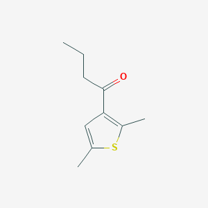 molecular formula C10H14OS B3025477 1-(2,5-Dimethylthiophen-3-yl)butan-1-one CAS No. 500891-66-7