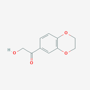 molecular formula C10H10O4 B3025481 1-(2,3-二氢-1,4-苯并二氧杂环-6-基)-2-羟基乙酮 CAS No. 583860-52-0