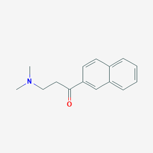 molecular formula C15H17NO B3025482 3-(Dimethylamino)-1-(naphthalen-2-yl)propan-1-one CAS No. 2752-87-6